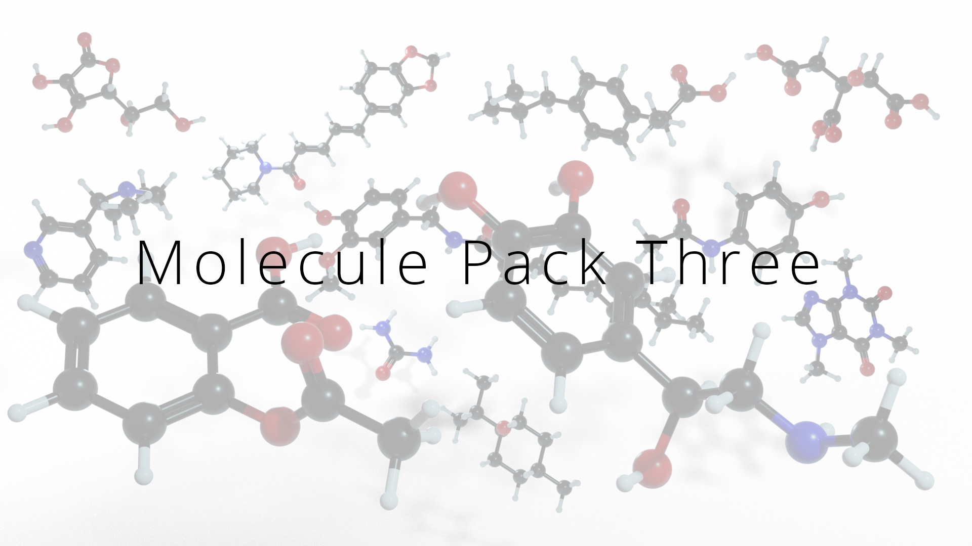 Molecule Pack Three - More Common Molecules preview image 1